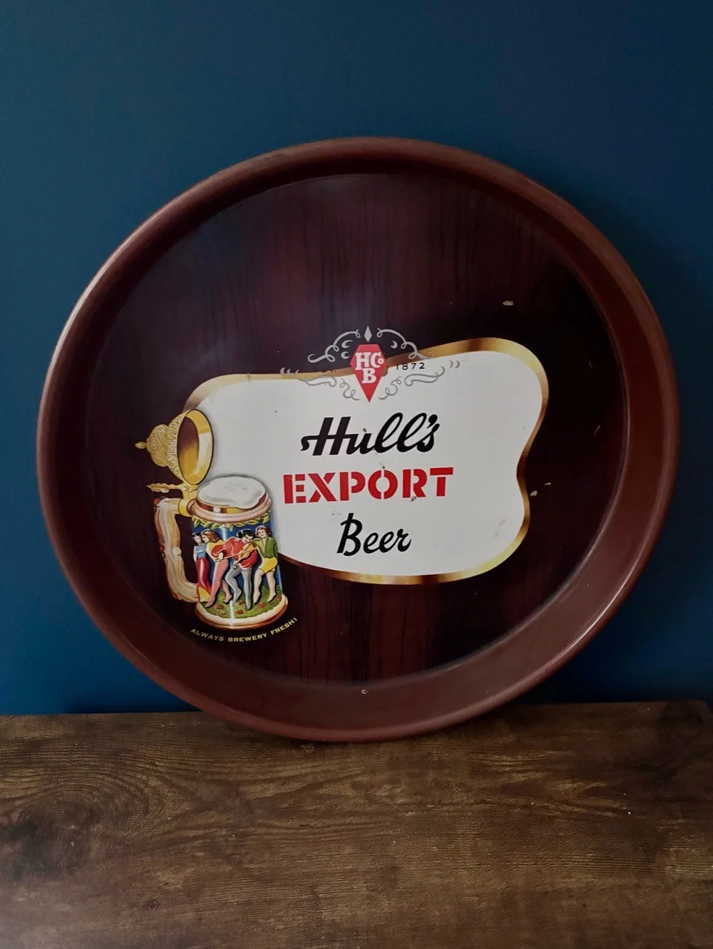 Vintage 1950’s Hull’s Export Brewing Co Beer Tray